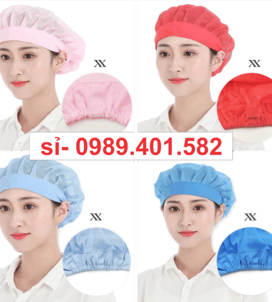 mũ đầu bếp tròn