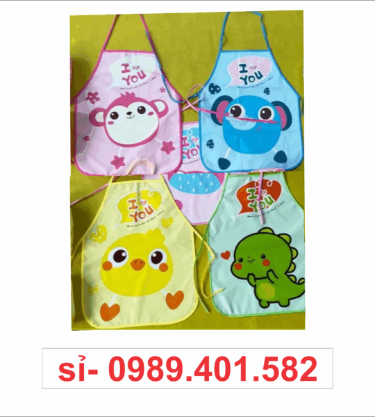 Tạp dề cho bé 2-8 tuổi